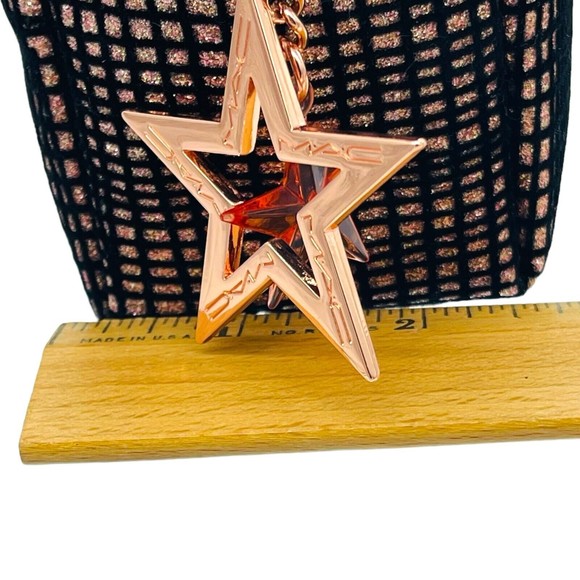 MAC COSMETICS Blush Purple Black Velvet Makeup Cosmetics Travel Bag HTF - Picture 8 of 10